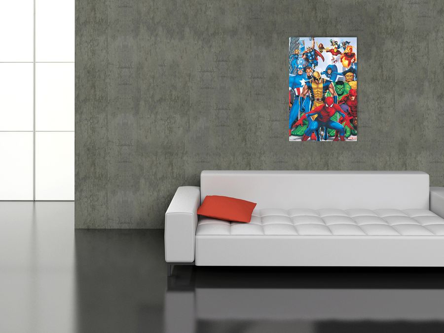 Artopweb Marvel - Supereroi Decorative MDF Panel (56x86cm)