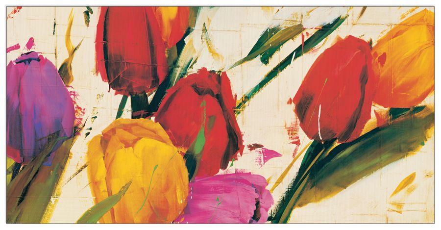 artopweb Massa - Tulips Decorative MDF Panel (138x70cm)