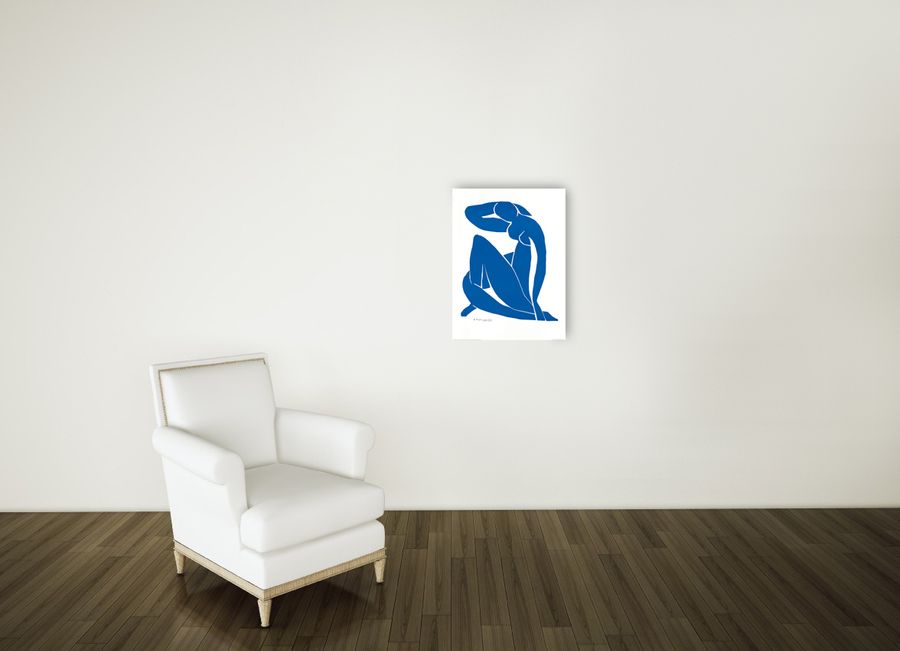 Artopweb Matisse - Nu Blue II 1952 Decorative MDF Panel (60x80cm)