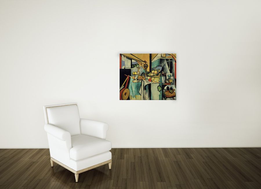 Artopweb Matisse - Still Life After Jan Davidsz Decorative MDF Panel (80x65cm)