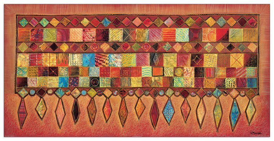 artopweb Maugeri - Tapisserie II Decorative MDF Panel (100x50cm)