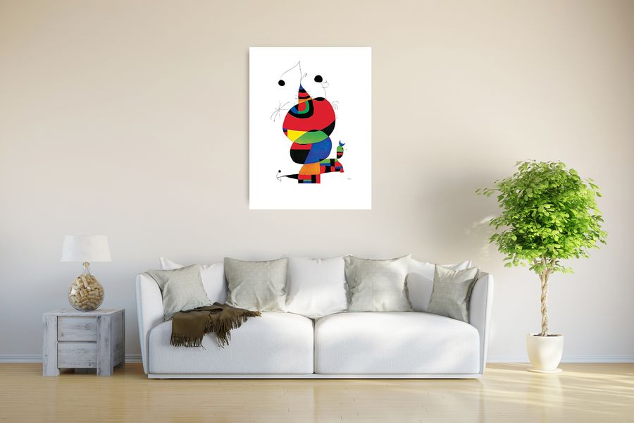 Artopweb MirÒ - Hommage A Picasso Decorative MDF Panel (60x80cm)