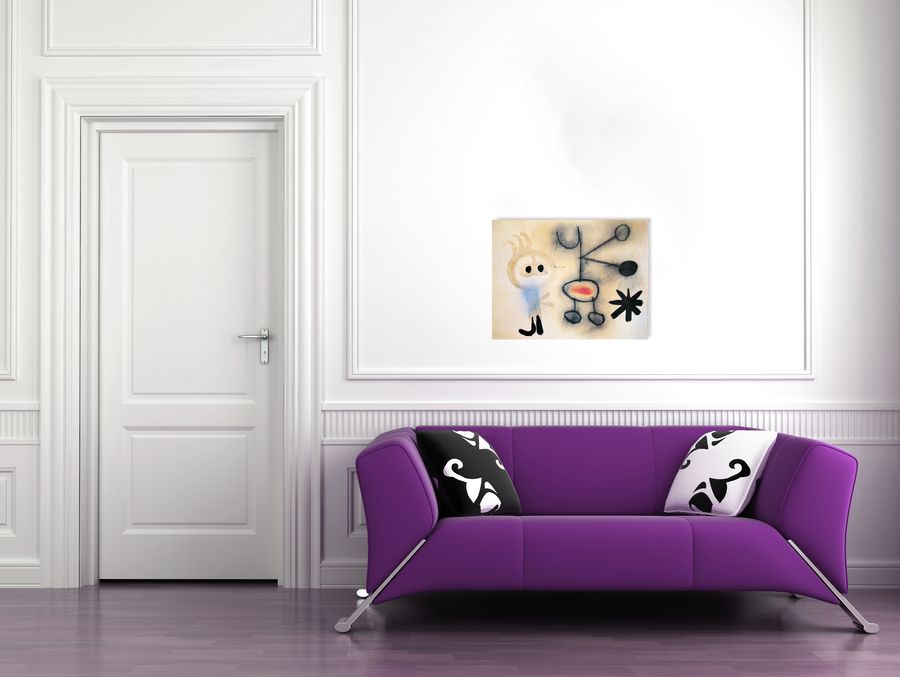 Artopweb MirÒ - Senza Titolo Decorative MDF Panel (84x65cm)
