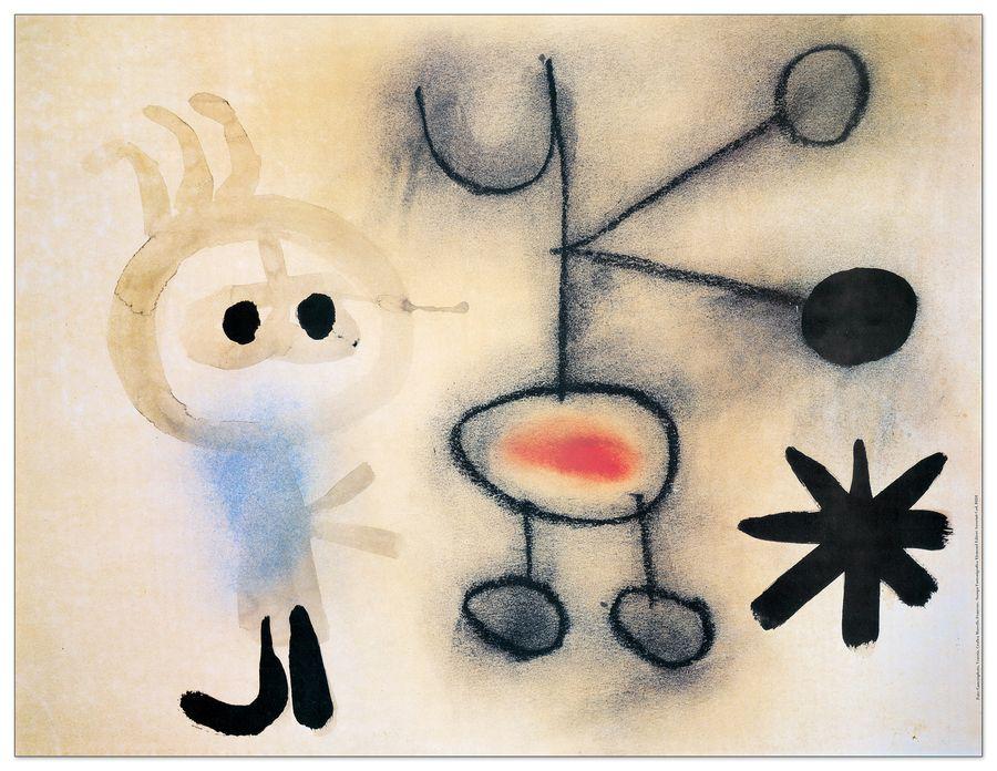 artopweb MirÒ - Senza Titolo Decorative MDF Panel (84x65cm)