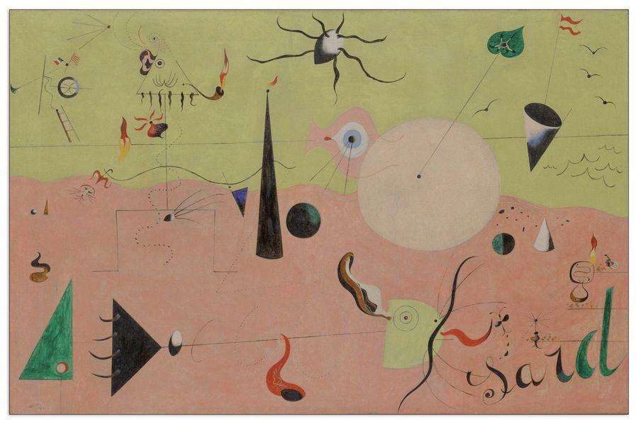 artopweb MirÒ - The Hunter Decorative MDF Panel (80x52cm)