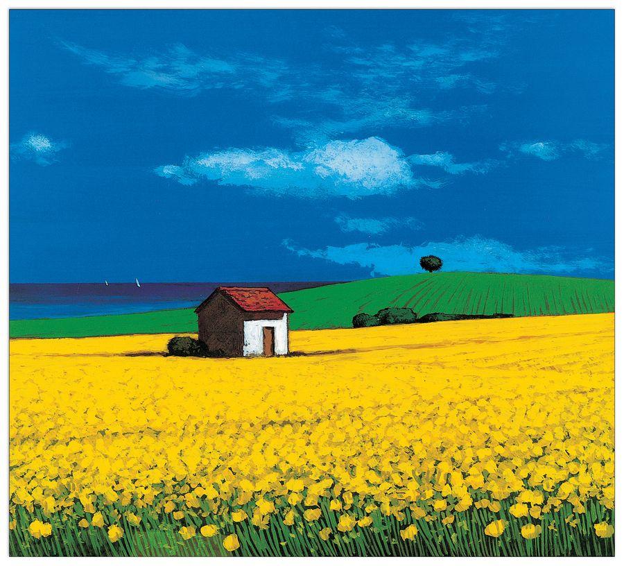 artopweb Mondelli - Collina Sul Mare Decorative MDF Panel (40x40cm)