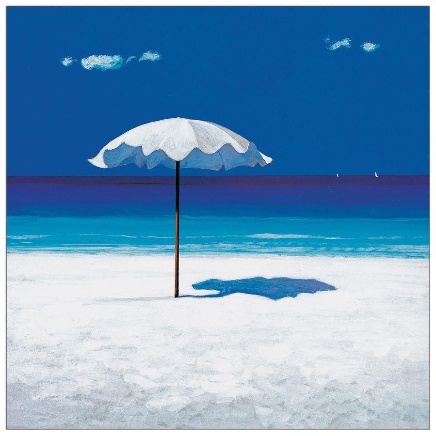 artopweb Mondelli - Ombrellone Nel Blu Decorative MDF Panel (50x60cm)