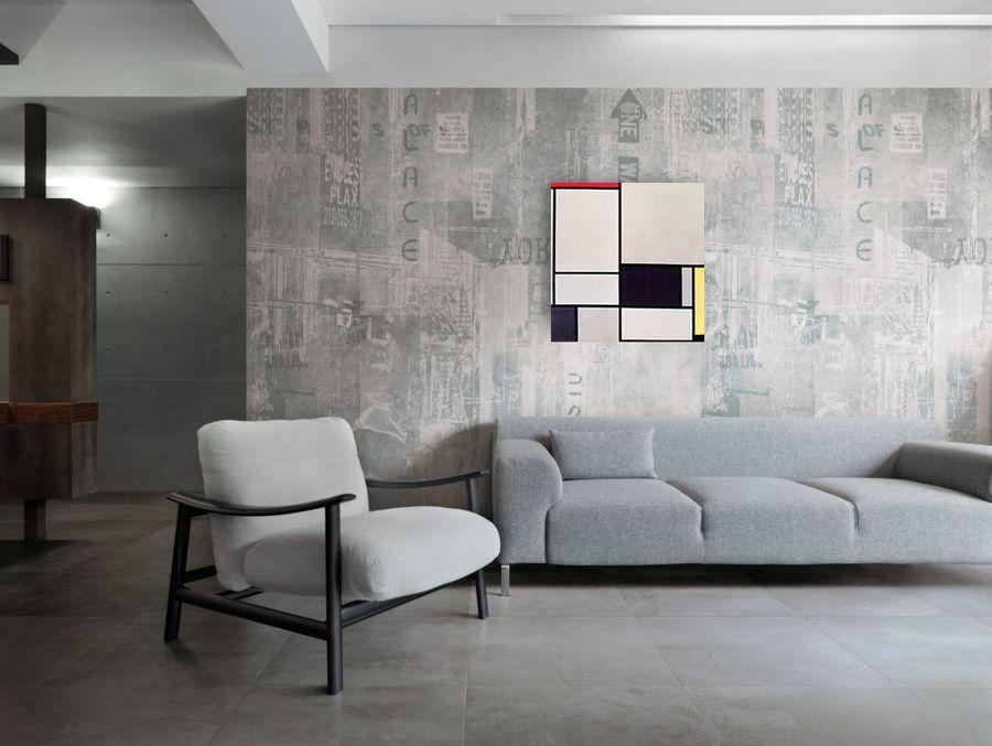 Artopweb Mondrian - Composizione Nr 2 Decorative MDF Panel (50x50cm)