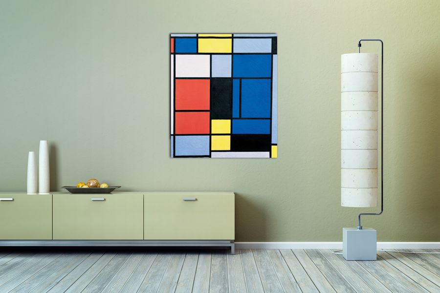 Artopweb Mondrian - Tableau N 1 Decorative MDF Panel (60x70cm)