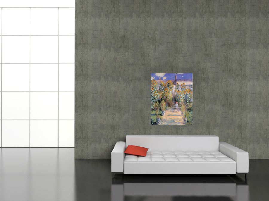 Artopweb Monet - Artist Garden At Ventheuil Decorative MDF Panel (113x140cm)