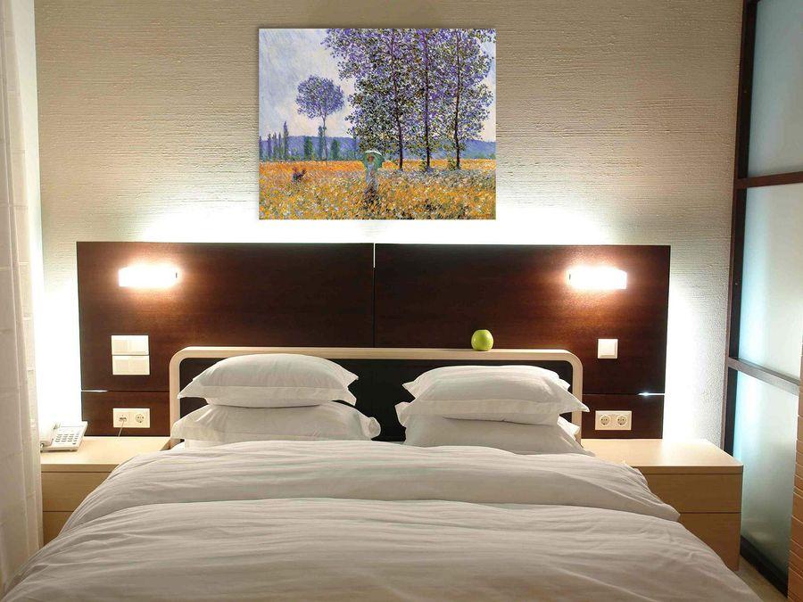 Artopweb Monet - Felder In Fruehling Decorative MDF Panel (100x80cm)