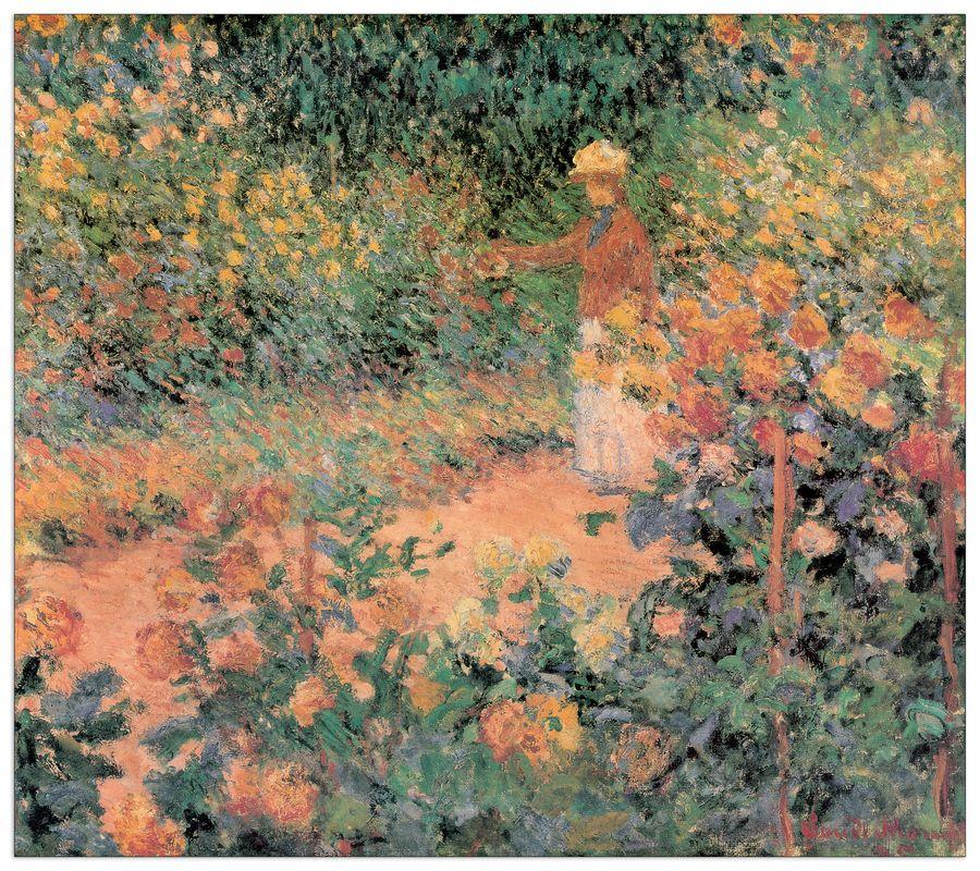 artopweb Monet - Garden In Giverny Decorative MDF Panel (140x124cm)