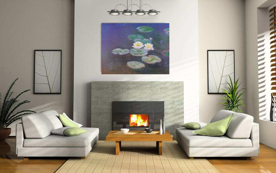 Artopweb Monet - Ninfee 1914-1917 Decorative MDF Panel (100x75cm)