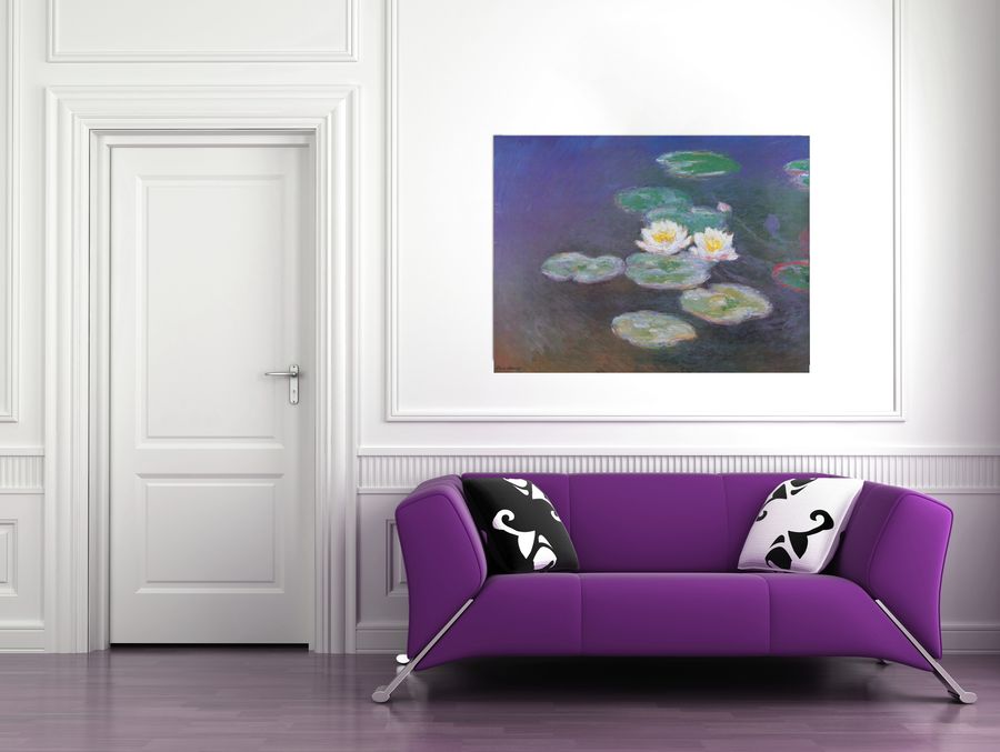 Artopweb Monet - Ninfee 1914-1917 Decorative MDF Panel (140x105cm)