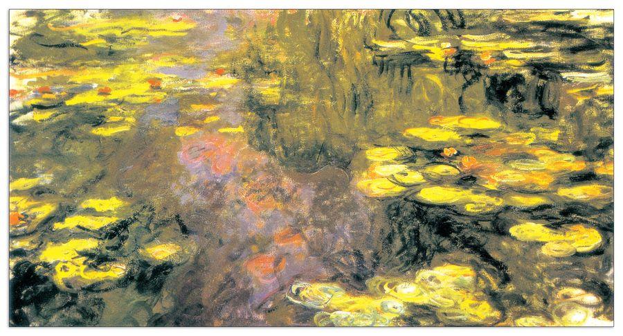 artopweb Monet - Ninfee Decorative MDF Panel (140x73cm)