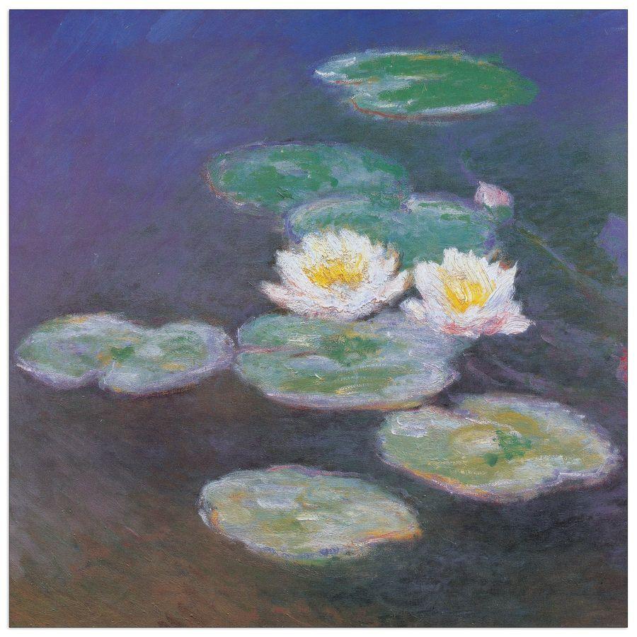 artopweb Monet - Ninfee Detail Decorative MDF Panel (30x30cm)