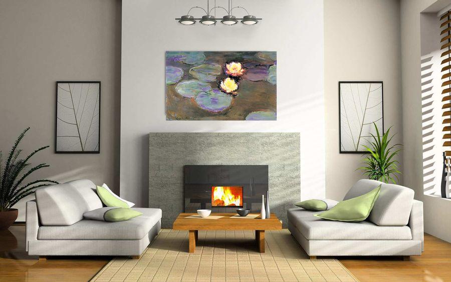 Artopweb Monet - Nympheas 1914 Decorative MDF Panel (100x62cm)