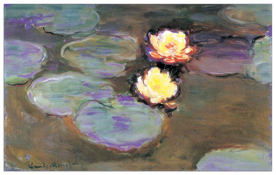artopweb Monet - Nympheas 1914 Decorative MDF Panel (140x87cm)