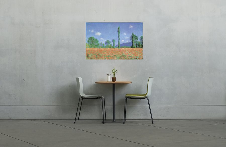 Artopweb Monet - Poppied Field Decorative MDF Panel (140x90cm)