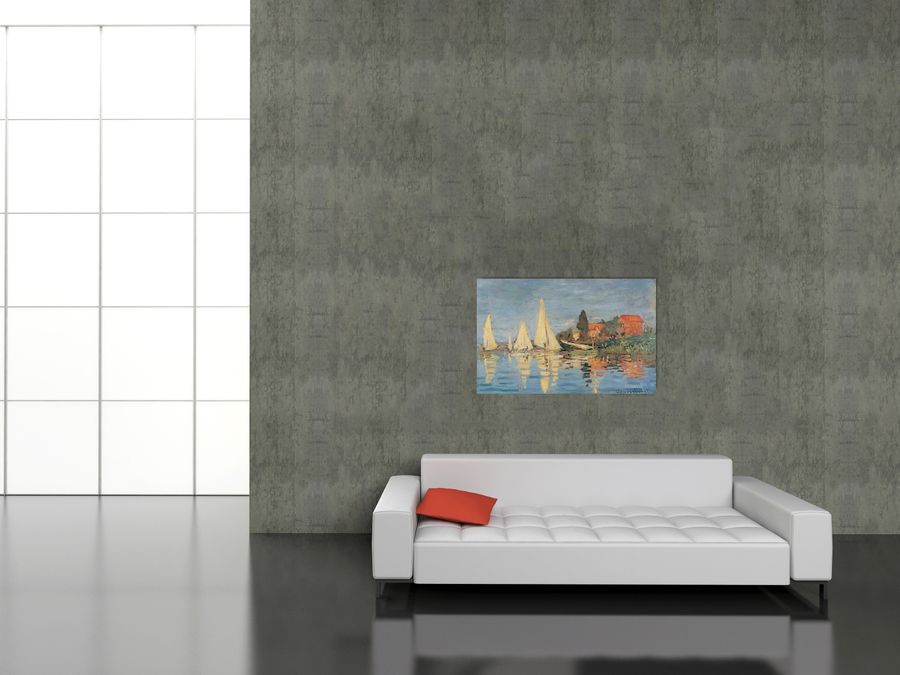 Artopweb Monet - Regata At Bargenteuil Decorative MDF Panel (140x90cm)