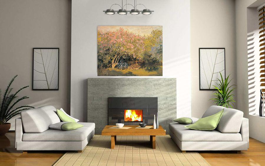 Artopweb Monet - Resting Under The Lilacs Decorative MDF Panel (100x77cm)