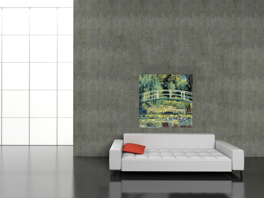 Artopweb Monet - The Japanese Foot Bridge Decorative MDF Panel (140x140cm)