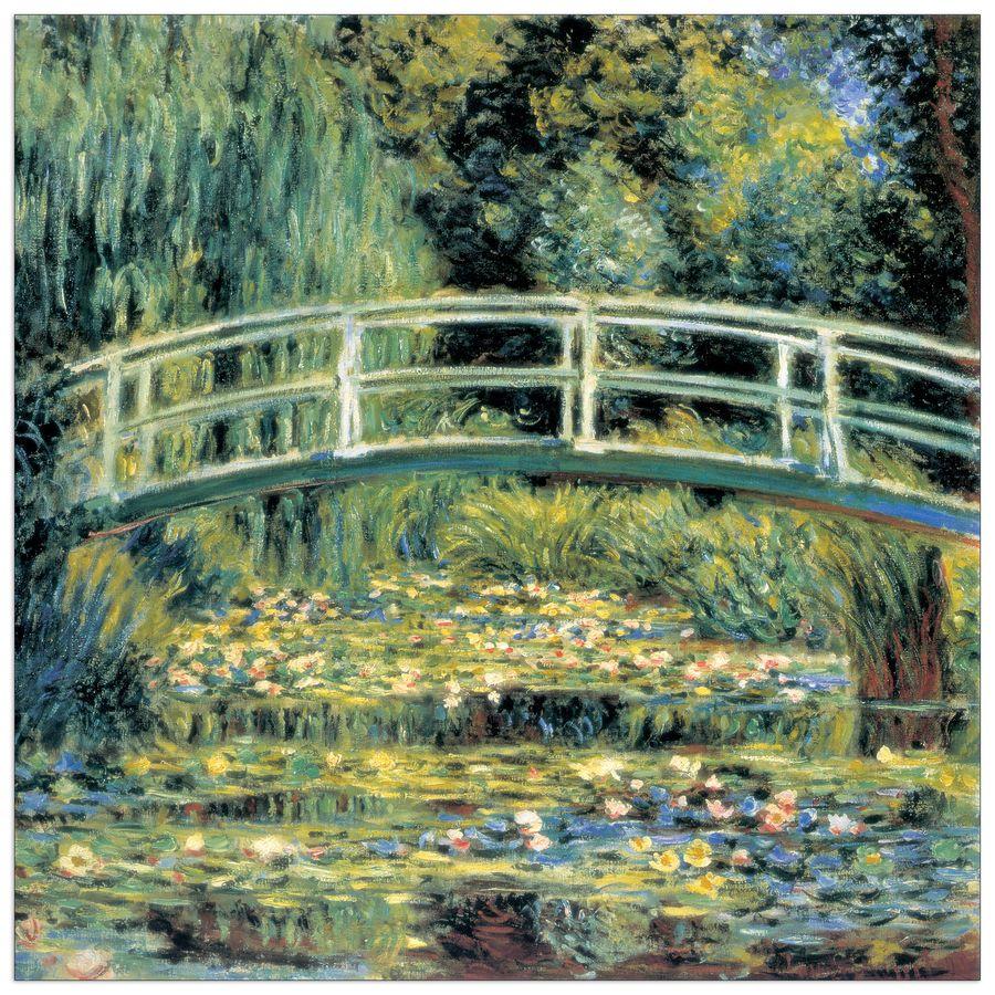 artopweb Monet - The Japanese Foot Bridge Decorative MDF Panel (140x140cm)