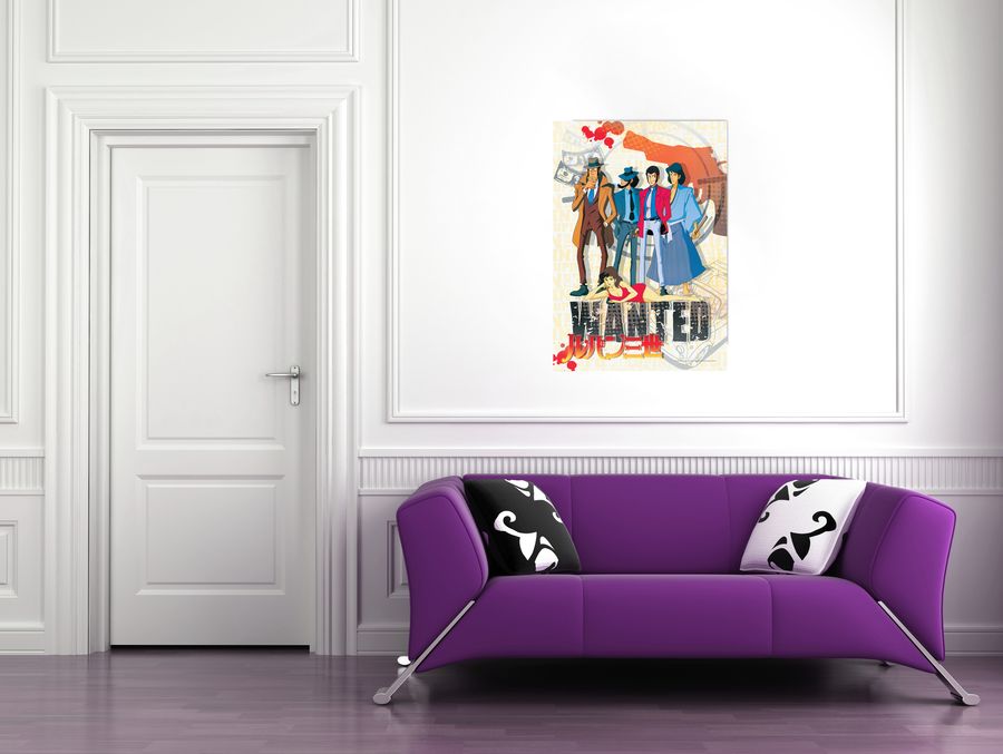 Artopweb Monkey Punch - Lupin III Decorative MDF Panel (68x98cm)