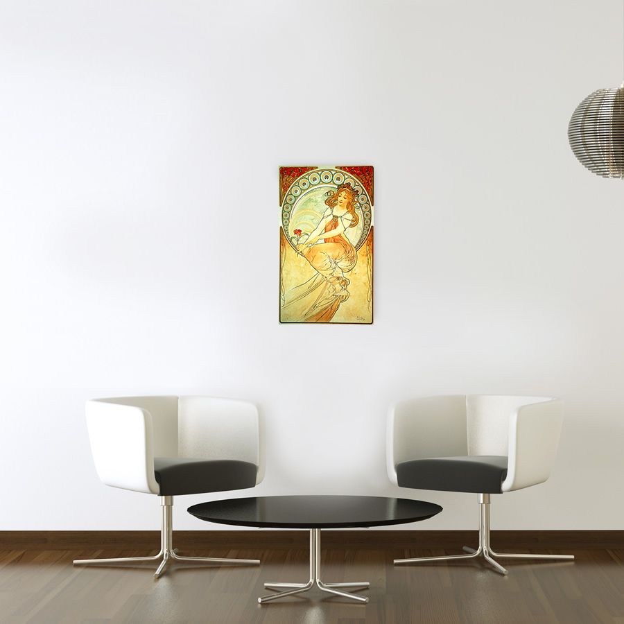 Artopweb Mucha - Painting Decorative MDF Panel (30x50cm)