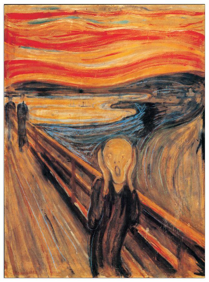 artopweb Munch - The Scream Decorative MDF Panel (60x80cm)