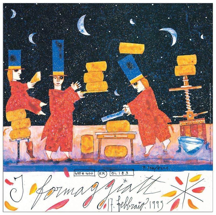 artopweb Musante - I Formagiatt Decorative MDF Panel (34x34cm)