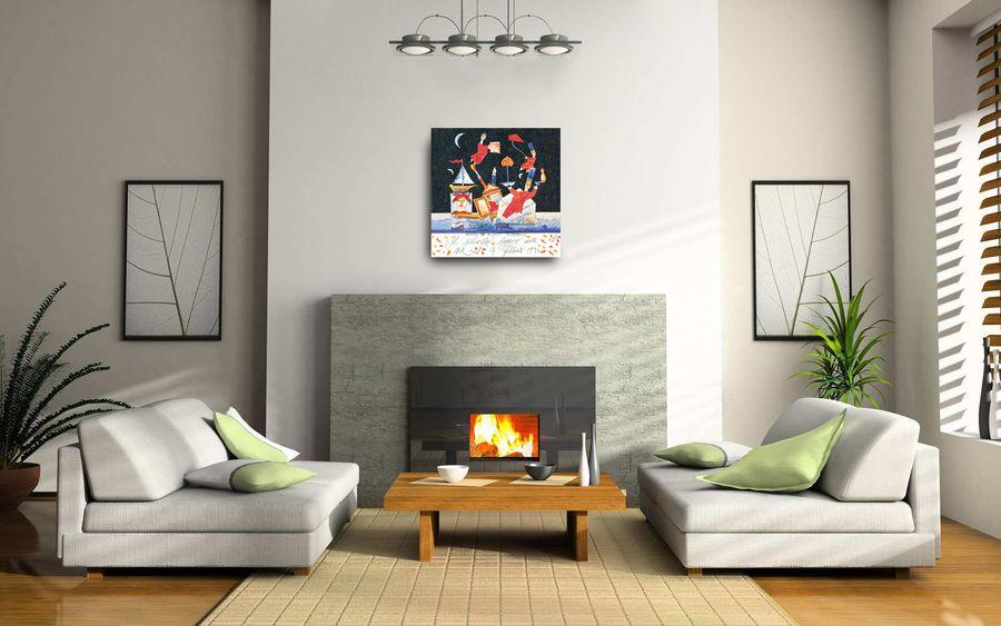 Artopweb Musante - Il Silenzio Leggero Delle Cose Decorative MDF Panel (70x70cm)