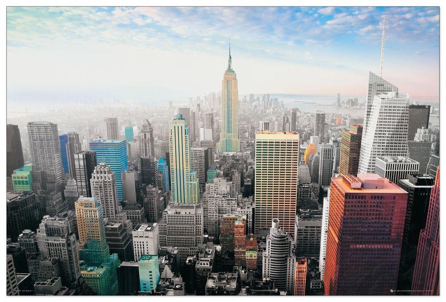 artopweb New York cityscape Decorative MDF Panel (60x90cm)