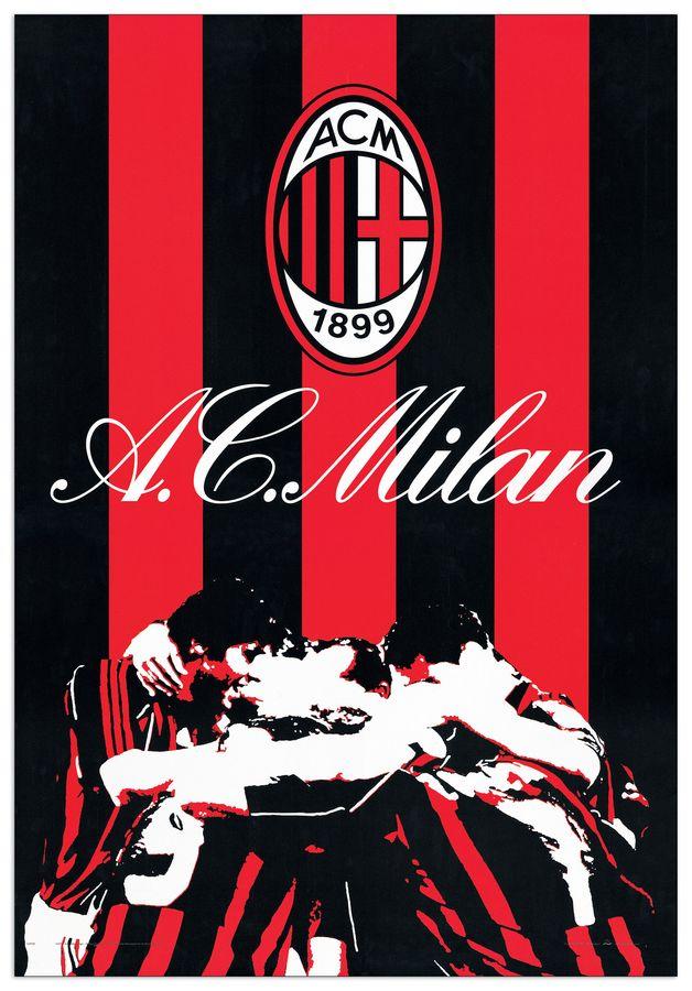 artopweb Null - AC Milan Decorative MDF Panel (70x100cm)