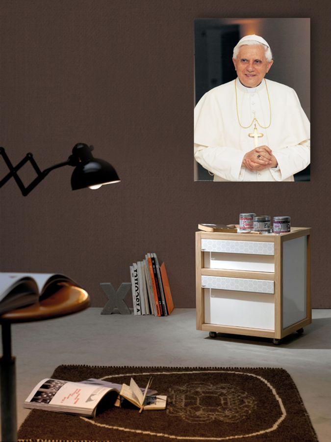 Artopweb Null - Benedetto XVI Decorative MDF Panel (50x70cm)