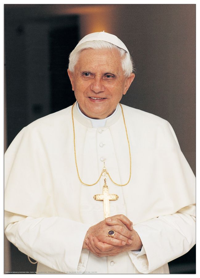 artopweb Null - Benedetto XVI Decorative MDF Panel (50x70cm)