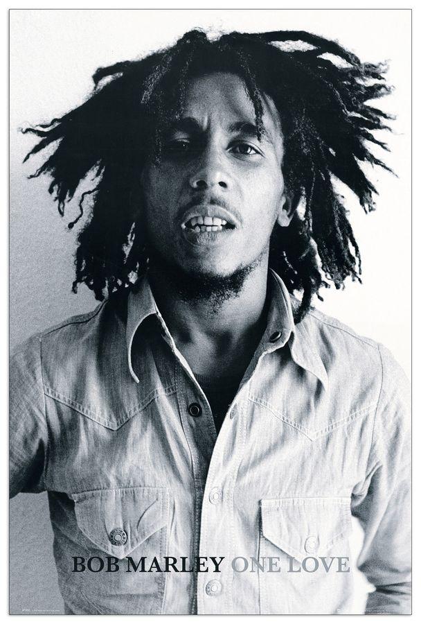 artopweb Null - Bob Marley One Love Decorative MDF Panel (60x90cm)