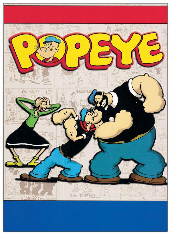 artopweb Null - Braccio Di Ferro Decorative MDF Panel (27x37cm)