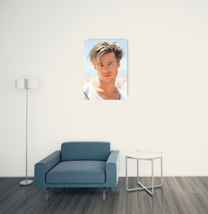 Artopweb Null - Brad Pitt Decorative MDF Panel (57x80cm)