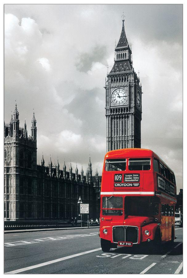 artopweb Null - Bus - Westminster Decorative MDF Panel (60x90cm)