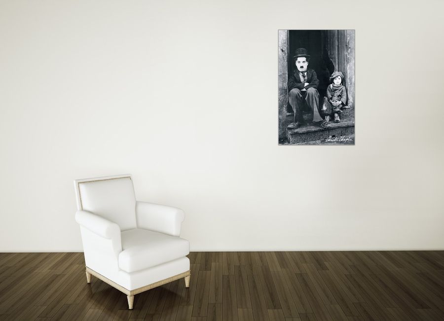 Artopweb Null - Charlie Chaplin Modern Times Decorative MDF Panel (60x90cm)