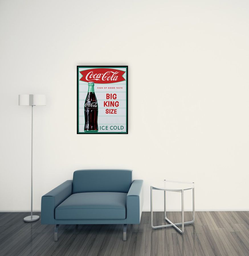 Artopweb Null - Coca-Cola Big King Size Decorative MDF Panel (60x80cm)