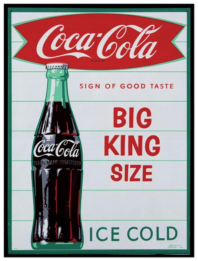 artopweb Null - Coca-Cola Big King Size Decorative MDF Panel (60x80cm)