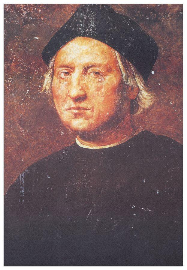 artopweb Null - Cristoforo Colombo Decorative MDF Panel (23x33cm)