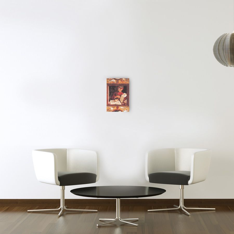 Artopweb Null - Dante Alighieri Decorative MDF Panel (23x34cm)