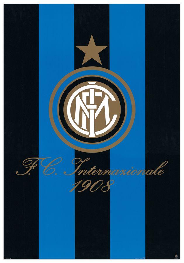 artopweb Null - Fc Internazionale 1908 Decorative MDF Panel (70x100cm)
