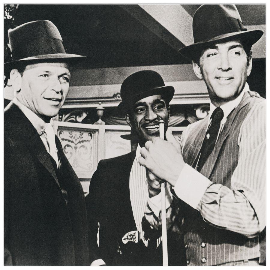 artopweb Null - Frank Sinatra Dean Martin & Sammy Davis Jr. Decorative MDF Panel (40x40cm)