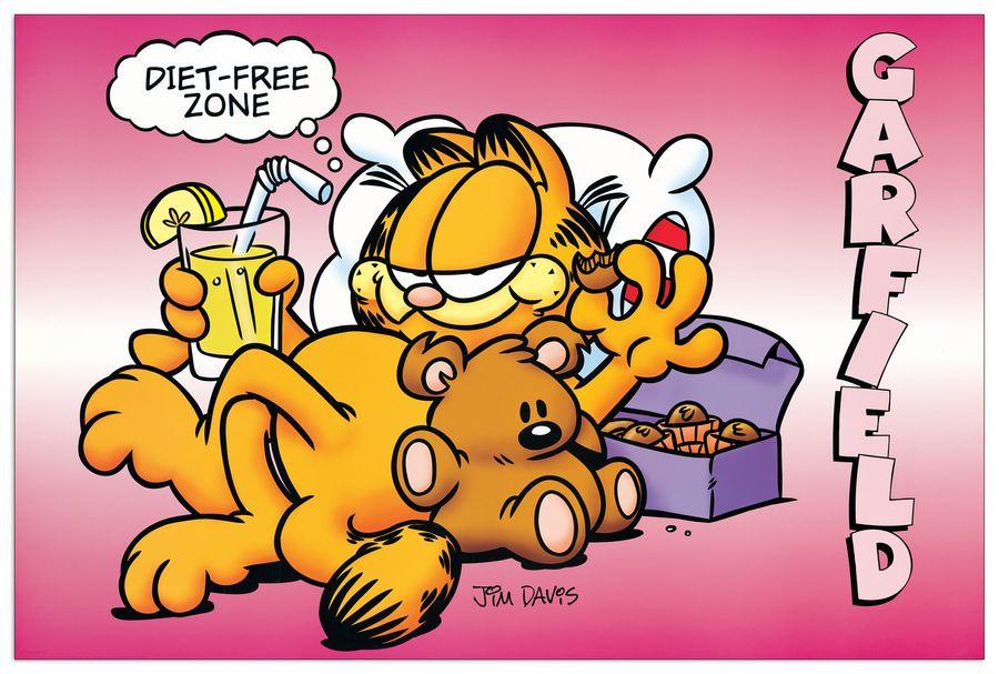 artopweb Null - Garfield Decorative MDF Panel (90x60cm)