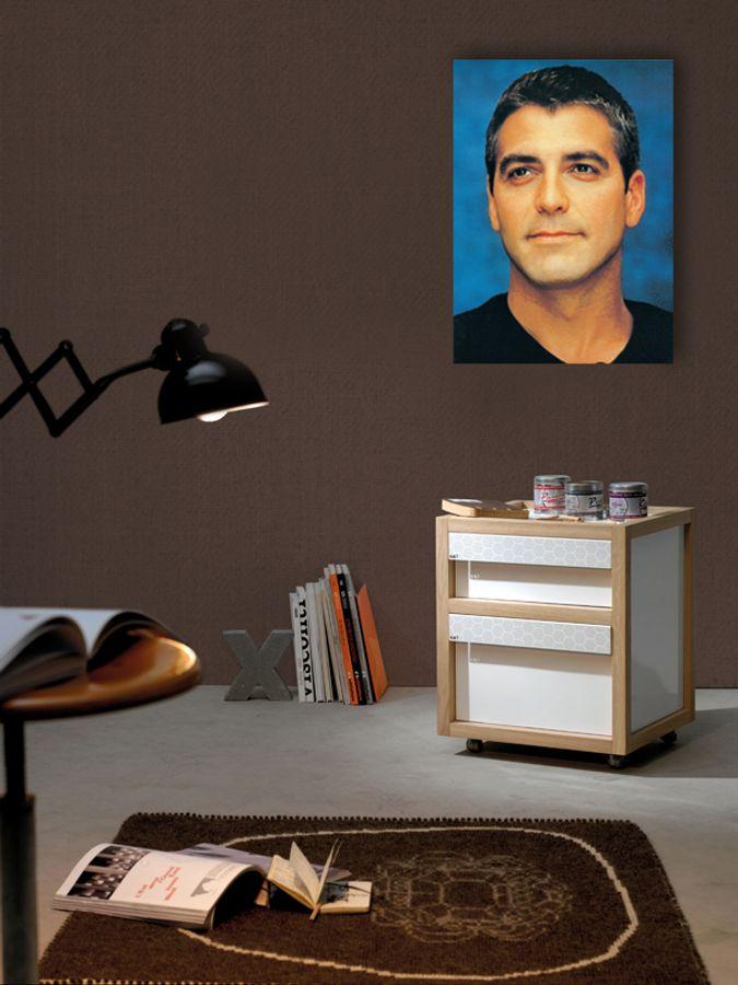 Artopweb Null - George Clooney Decorative MDF Panel (57x80cm)