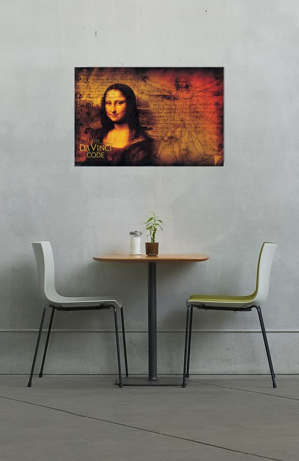 Artopweb Null - Il Codice Da Vinci Decorative MDF Panel (60x90cm)